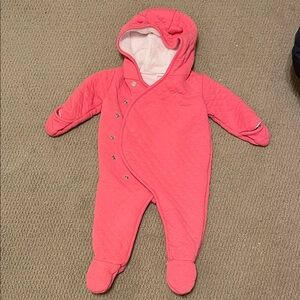 Carter's Pink Quilted Footed winter suit